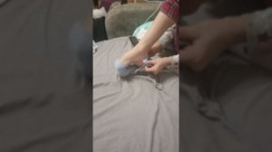 как из носка сделать туфли