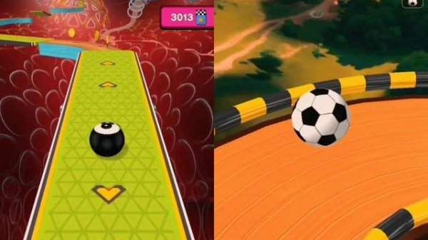 Going Balls vs Rollince Adventure vs sky Rollince vs All Reverse