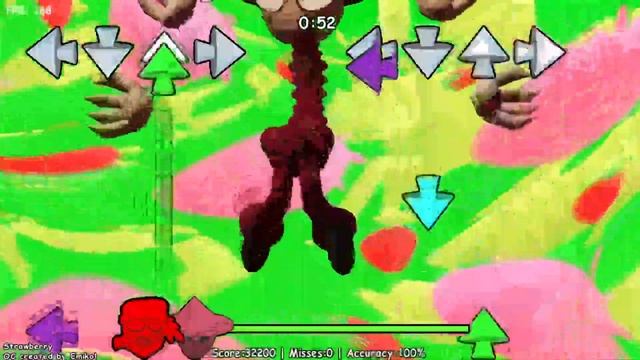 FNF VS. Dave and Bambi Golden Apple 1.2 | Strawberry V3 Bot FC (100% ACCURACY) смотреть онлайн