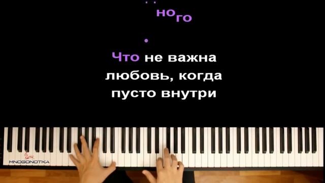 Егор Натс - Соврал ● караоке | PIANO_KARAOKE ● + НОТЫ & MIDI смотреть онлайн