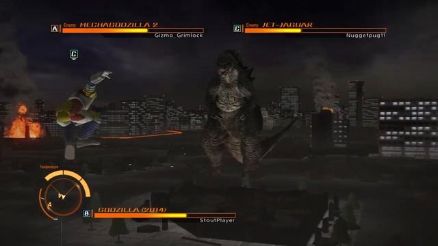 GODZILLA PS4 : Godzilla 2014 Vs Jet Jaguar Vs MechaGodzilla 75