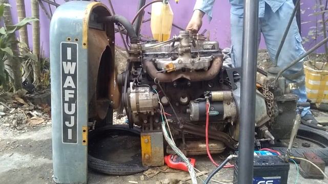 Diesel engine ISUZU C240 "run" @ 3000 rpm/ 67PS, Tiếng nổ chắc nịch - đốt sạch DO - ko tý hơi thừa, смотреть онлайн