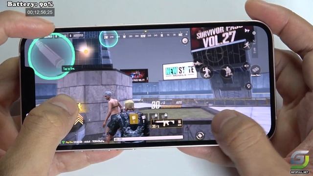 iPhone 13 test game PUBG New State 2024 смотреть онлайн