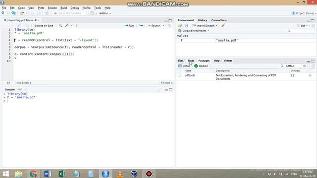 Text Analytics-6.2 Importing PDF file in R Studio смотреть онлайн