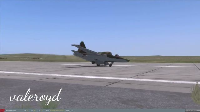 Дрифт без лётчика Су-25Т DCS World смотреть онлайн
