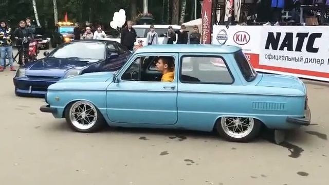 Запорожец на пневме авто пати в Ногинске смотреть онлайн