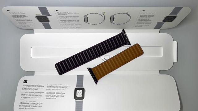 Apple Watch Series 7 Dark Cherry Leather Links смотреть онлайн