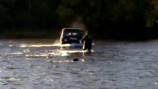 Уаз на горной речке. смотреть онлайн
