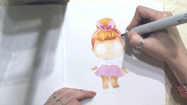 How to Draw #LOL DOLL | Lol Surprise Doll drawing | Куклы Лол смотреть онлайн