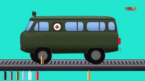 kids tv channel | learn colors with army hummer | scary tow trucks for children | Happy Halloween