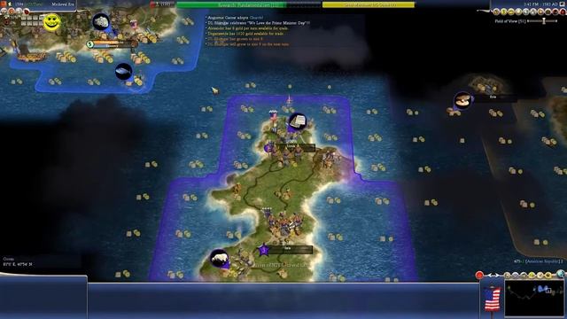 Civilization 4 Rise of Mankind Gameplay E13: War is coming смотреть онлайн