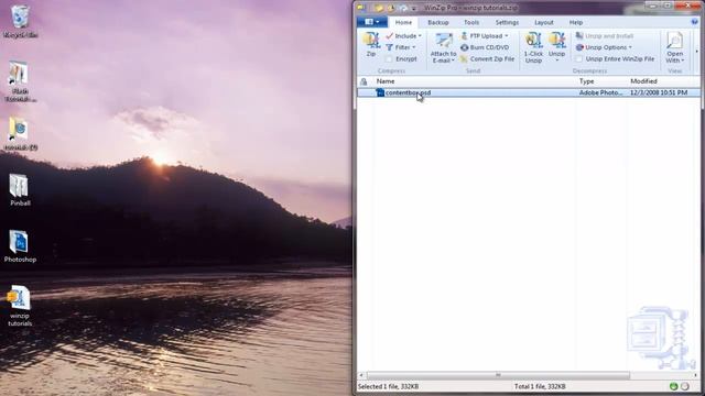How to Zip a file with Winzip смотреть онлайн
