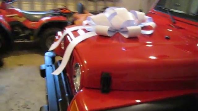 Gabriella's First Car! Its a JEEP Wrangler! Christmas Birthday Surprise! смотреть онлайн