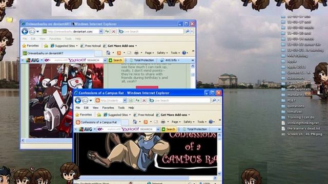 Shimeji on Mac OS X смотреть онлайн
