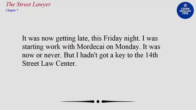 Learn English with Audio Story ★ Subtitles: The Street Lawyer -- English Listening Practice Level 4 смотреть онлайн