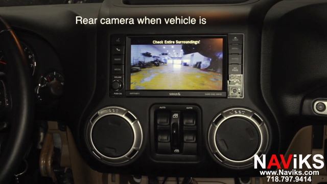 2016 Jeep Wrangler MyGIG NAViKS 360 Camera Interface Add Left, Right, Front, Rear Cameras смотреть онлайн
