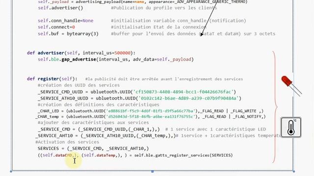 BLE micropython App inventor sur ESP32 en français смотреть онлайн