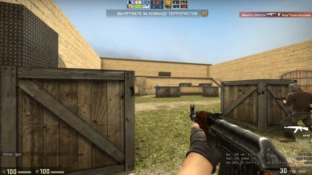 CS:GO-тренирую AIM смотреть онлайн