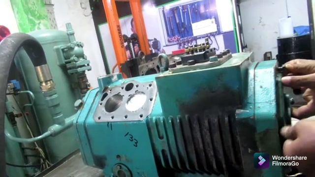 BITZER Compressor 4TE-9Y-40P repairing смотреть онлайн