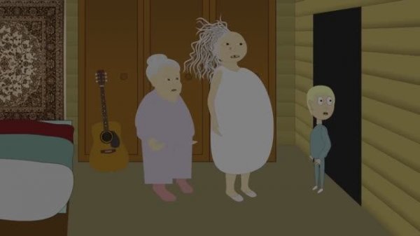 Бабка Алка Серия 27 - Триллер В Деревне У Бабушки - Уродская Анимация