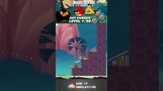 Angry Birds Reloaded - Hot Pursuit Level 1 - 20 (iOS) смотреть онлайн