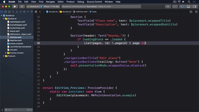 (OLD) Downloading data from Wikipedia – Bucket List SwiftUI Tutorial 10/13 смотреть онлайн