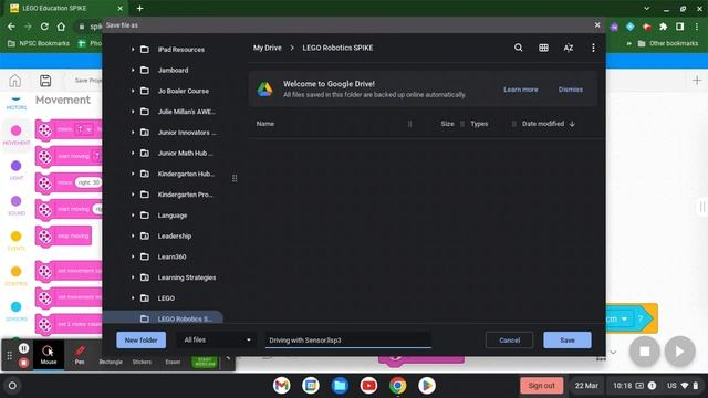 How to Save and Open LEGO Education SPIKE Prime files in Google Drive on a Chromebook смотреть онлайн