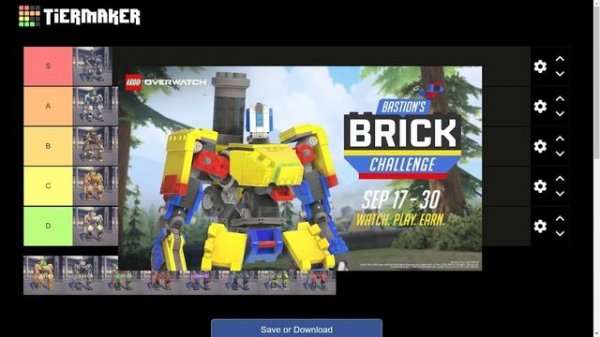 The NEW Bastion Skin TIER LIST for Overwatch 2 (so far…)