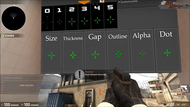 Как настроить прицел в CS:GO! смотреть онлайн