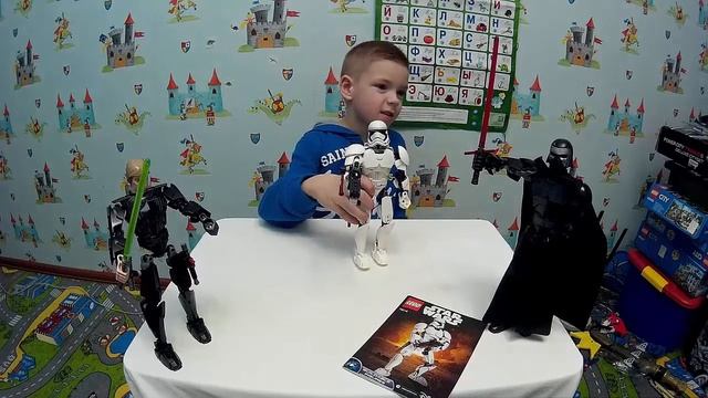 LEGO Star Wars 75114 Штурмовик Первого Ордена (First order stormtrooper) смотреть онлайн