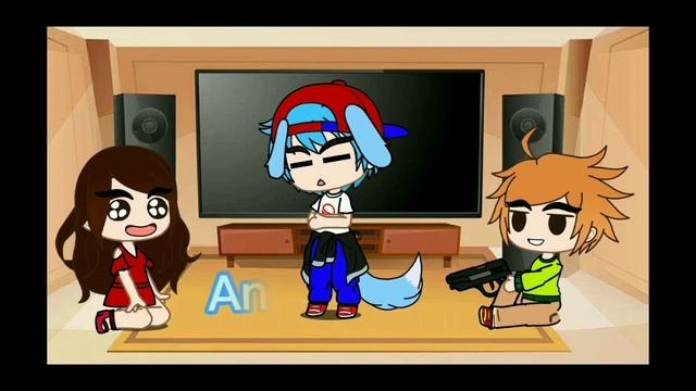 GF and Pico react to BF AUs || FNF reacts || Gacha Club смотреть онлайн