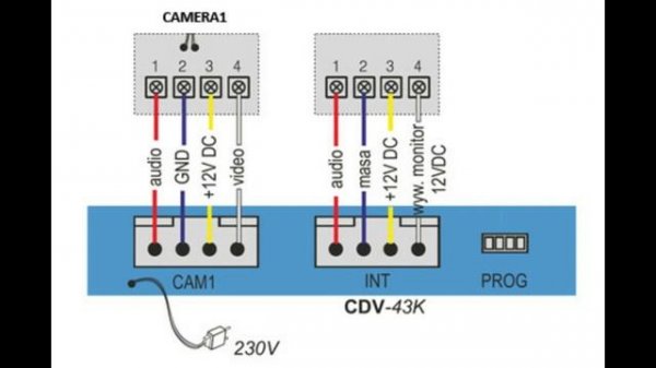 commax cdv 43k كيفية تركيب فيديو فون خطوة بخطوة Installation video phone commax