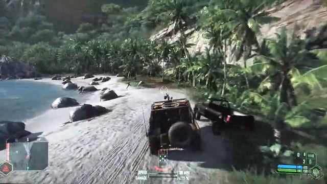 Crysis PC Games Gameplay - Jeep Action (HD Off-Screen) смотреть онлайн