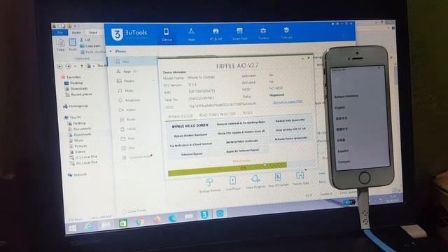 Bypass Iphone 5/5s/6/6s/6plus 100% work..!!! смотреть онлайн