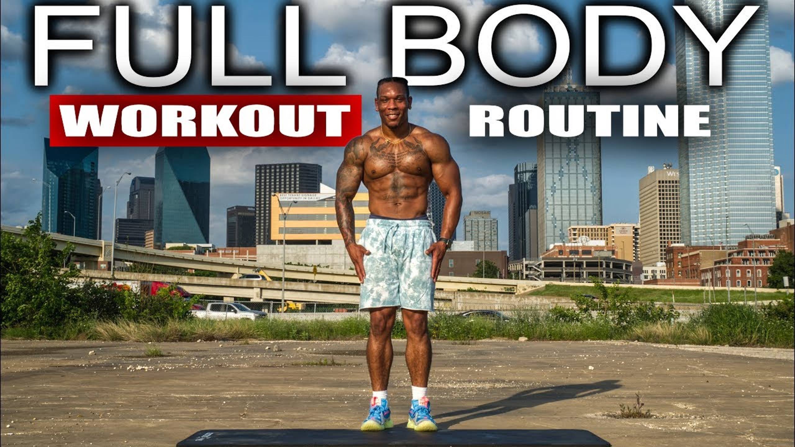 NO EQUIPMENT FULL BODY HIIT WORKOUT(20 MINUTES) - BullyJuice смотреть онлайн
