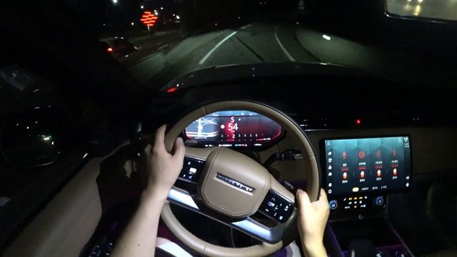 2023 Landrover Rangerover P530 LWB AB 7seater POV Night Drive