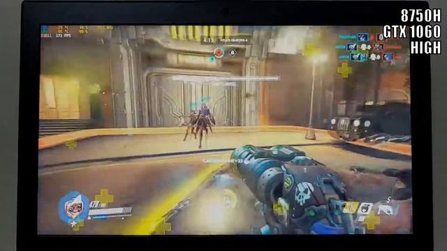 OVERWATCH GAMEPLAY / 8750H / GTX 1060 / FPS TEST / CAM / ASUS ZEPHYRUS M GM501 смотреть онлайн