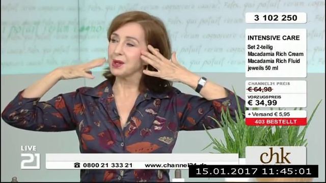 Christine Kaufmann bei Channel21 am 15.01.2017 - Teil 2 смотреть онлайн