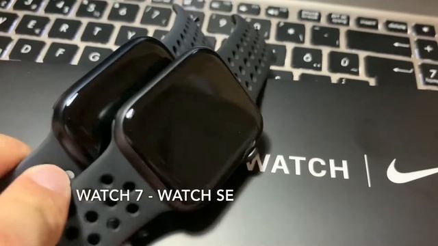 Apple Watch 7 Nike (45mm) vs. Watch SE Nike (44mm) | Design смотреть онлайн