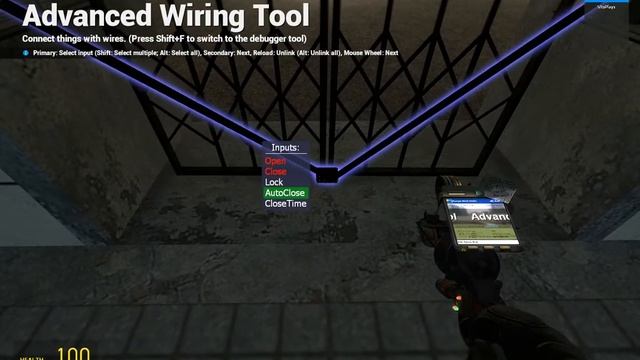 Garry's Mod Wire Mod Tutorial : How to make a Wire Door #1 смотреть онлайн