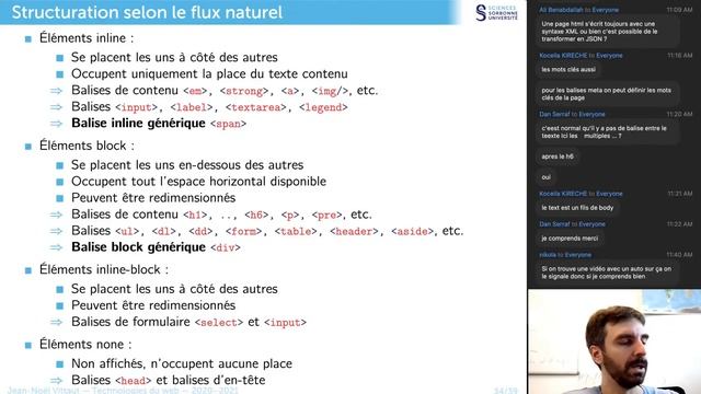 Technologies du web - Cours 6 : HTML - CSS (16/03/2021) смотреть онлайн