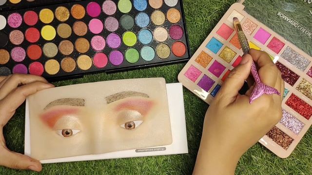 Eye Makeup Dummy Practice Board //Soft Pink Look | Engagement Makeup смотреть онлайн