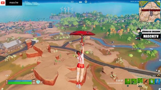 Victoria con la skin SAKURA GIMNASIO Fortnite смотреть онлайн