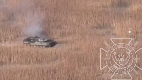 Leopard 2A6 подбит и уничтожен!