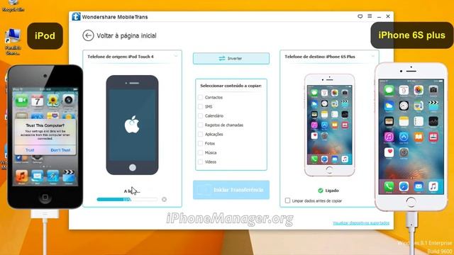 Como transferir Música de iPod para iPhone 6S / 6S Plus смотреть онлайн