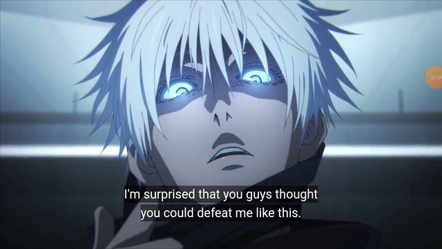 Satoru Gojo Taking Off His Blindfold Jujutsu Kaisen Season 2 Episode 8 Shibuya Arc смотреть онлайн