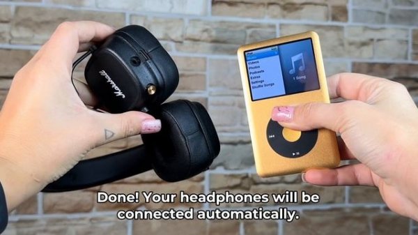 HOW TO CONNECT BLUETOOTH HEADPHONES TO THE iPOD CLASSIC 🎶