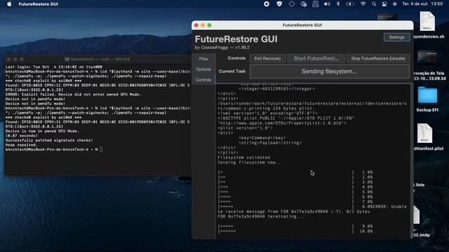How to downgrade with blobs, from ios 15 to 14.3 (SEP 15.7) with FutureRestore GUI .(checkm8)(A11). смотреть онлайн