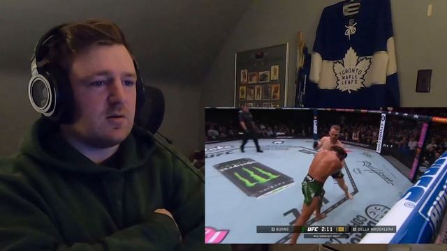 WHAT A KNEE  -- Jack Della Maddalena Vs Gilbert Burns -- UFC 299 Reaction