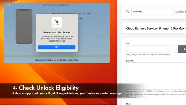 ICLOUD REMOVE OFFICIAL SERVICE 100% OFF IN 5~20 MIN | HERMES AUTO PLIST READER